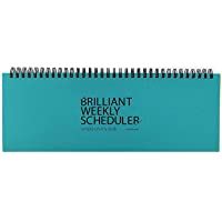 PAPERIAN Brilliant Weekly Scheduler – Planificador semanal con espiral sin fecha - color azul